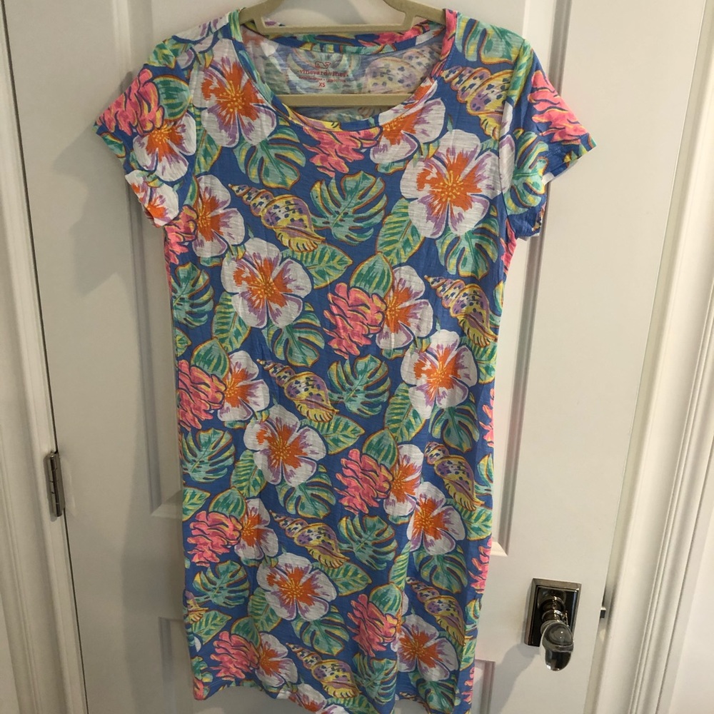 Vineyard Vines Printed T-Shirt Dress